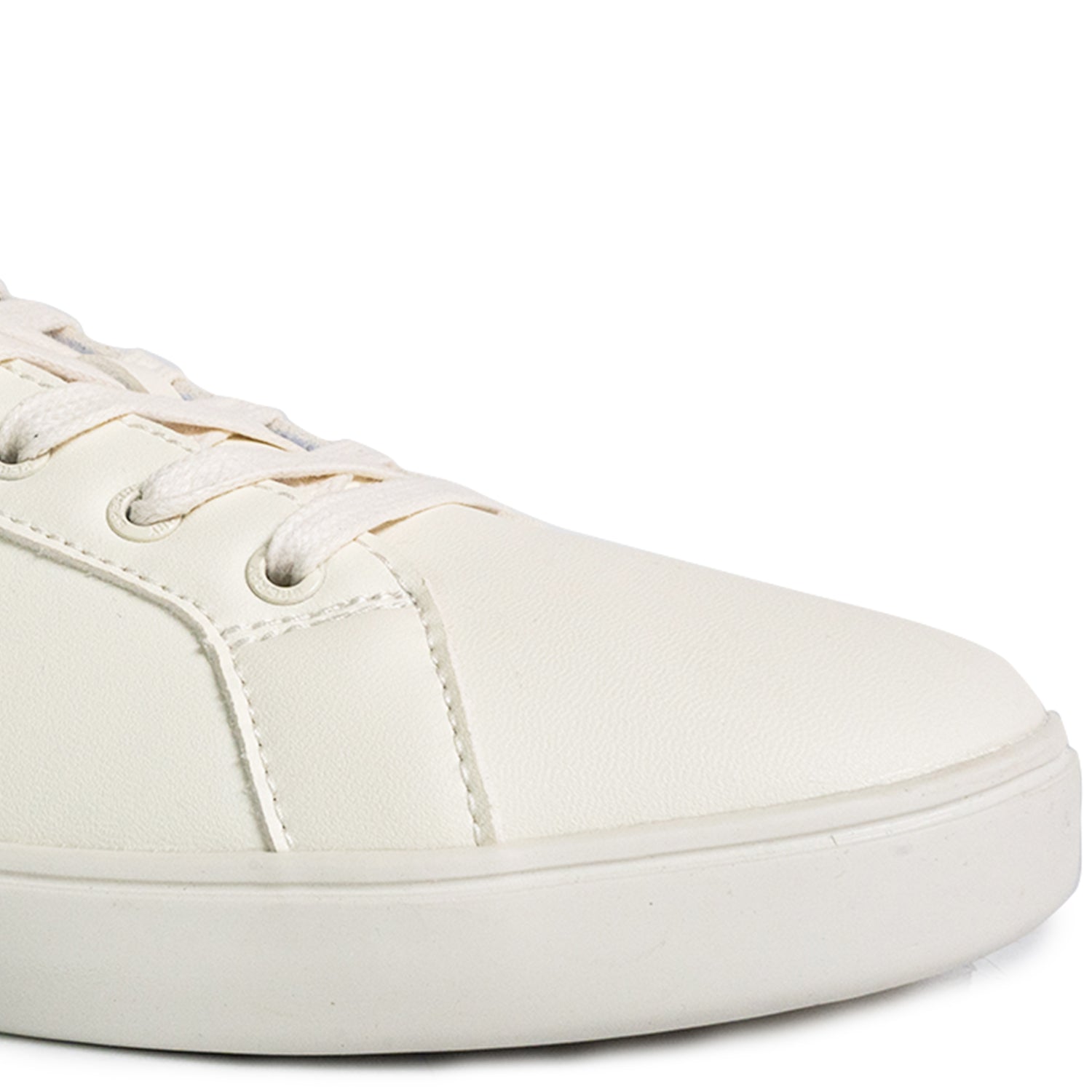 Men's Deck 90 LTT Leather Sneakers - Off-White/Navy (25S00551)