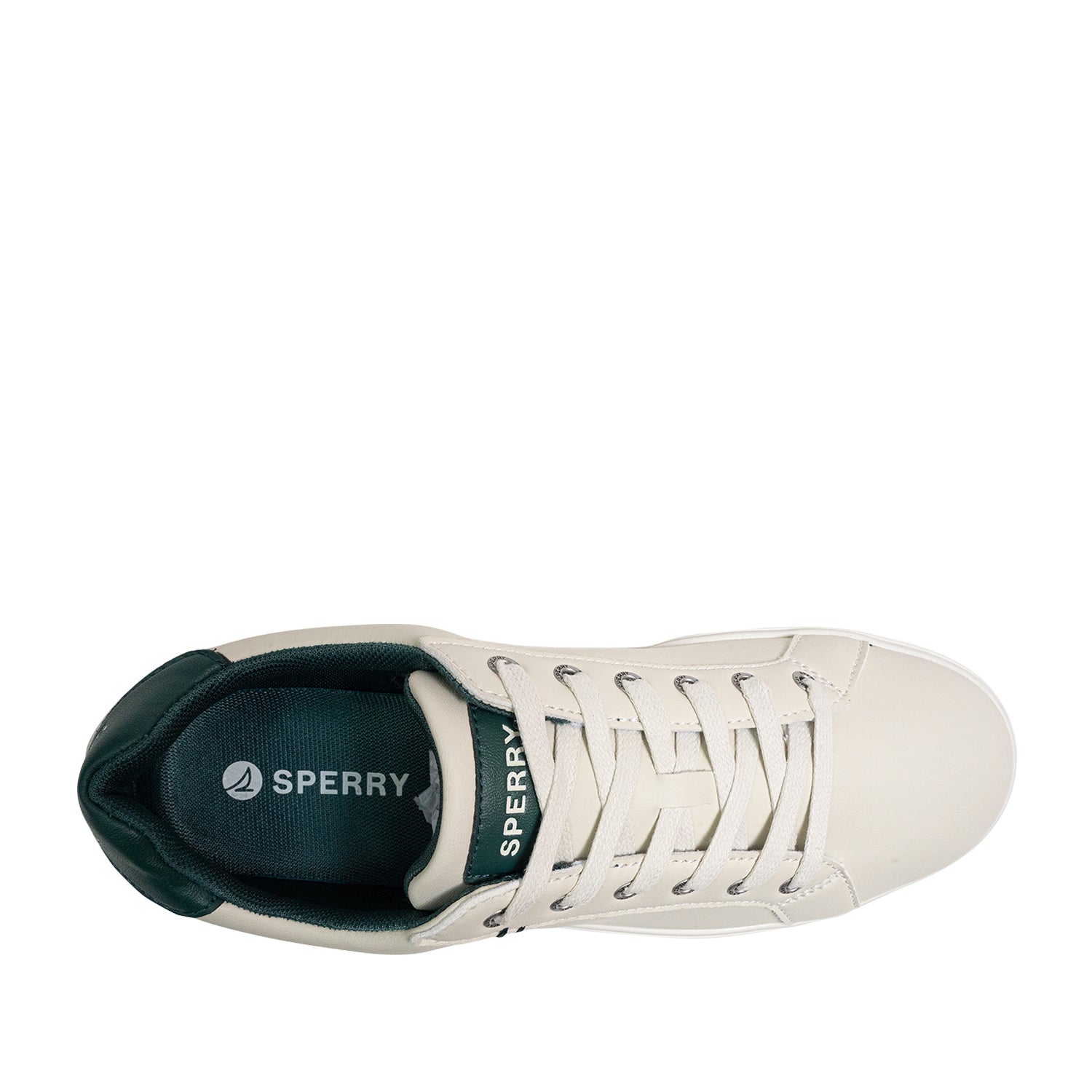 Men's Deck 90 LTT Leather Sneakers - OffWhite/Green (25S00561)