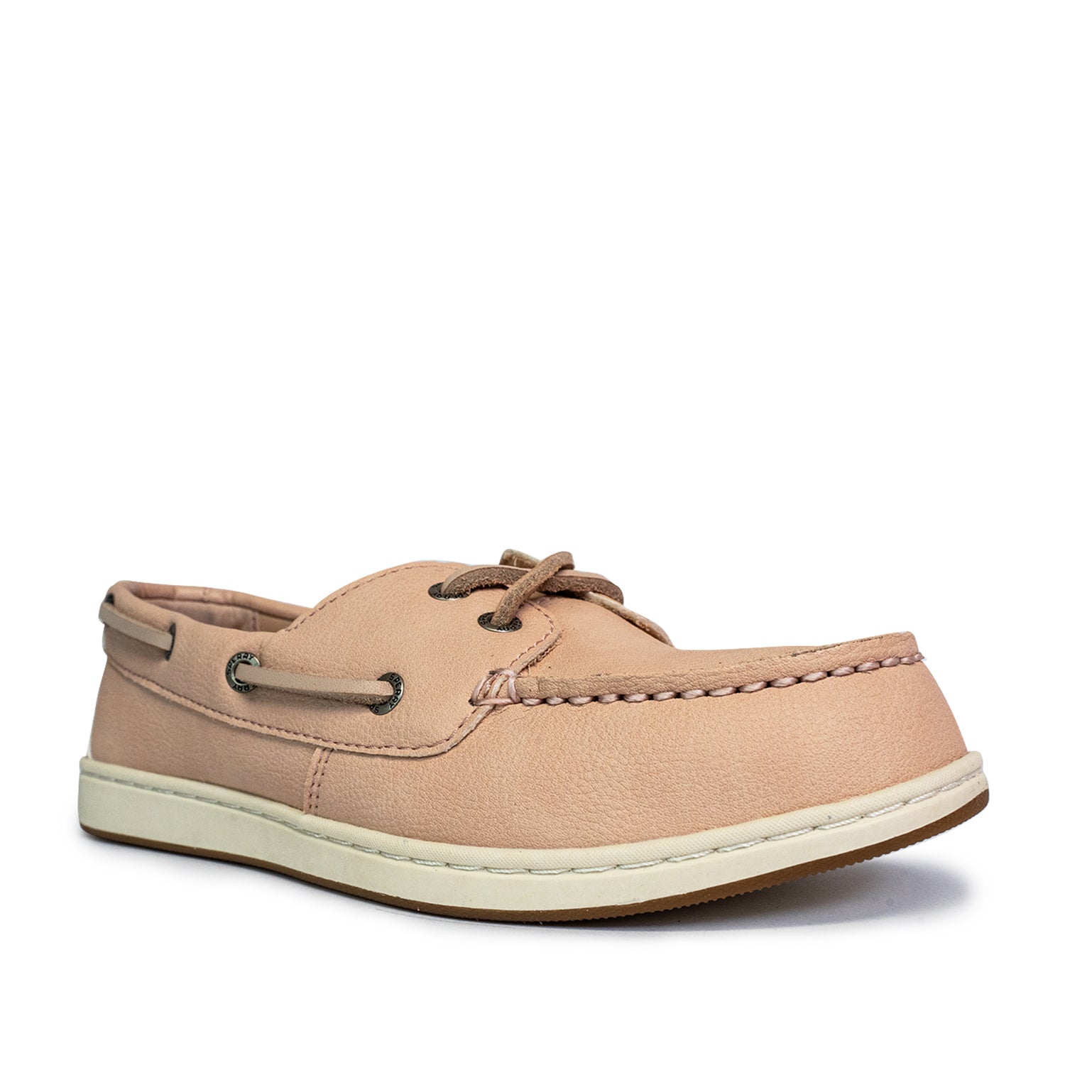 Women's Authentic Original™ Jewelfish 1-Eye Leather Boat Shoes Topsider - Rose Dust/Off White (25S00722)