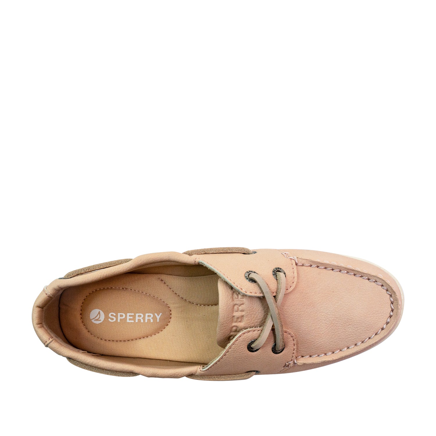 Women's Authentic Original™ Jewelfish 1-Eye Leather Boat Shoes Topsider - Rose Dust/Off White (25S00722)