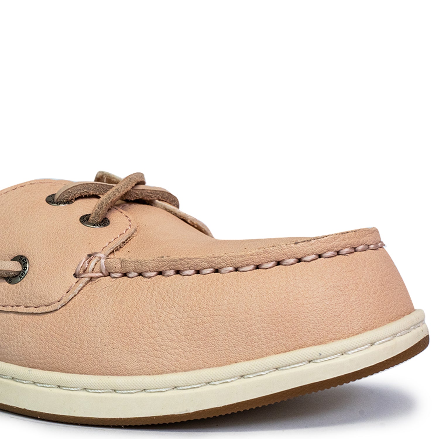 Women's Authentic Original™ Jewelfish 1-Eye Leather Boat Shoes Topsider - Rose Dust/Off White (25S00722)