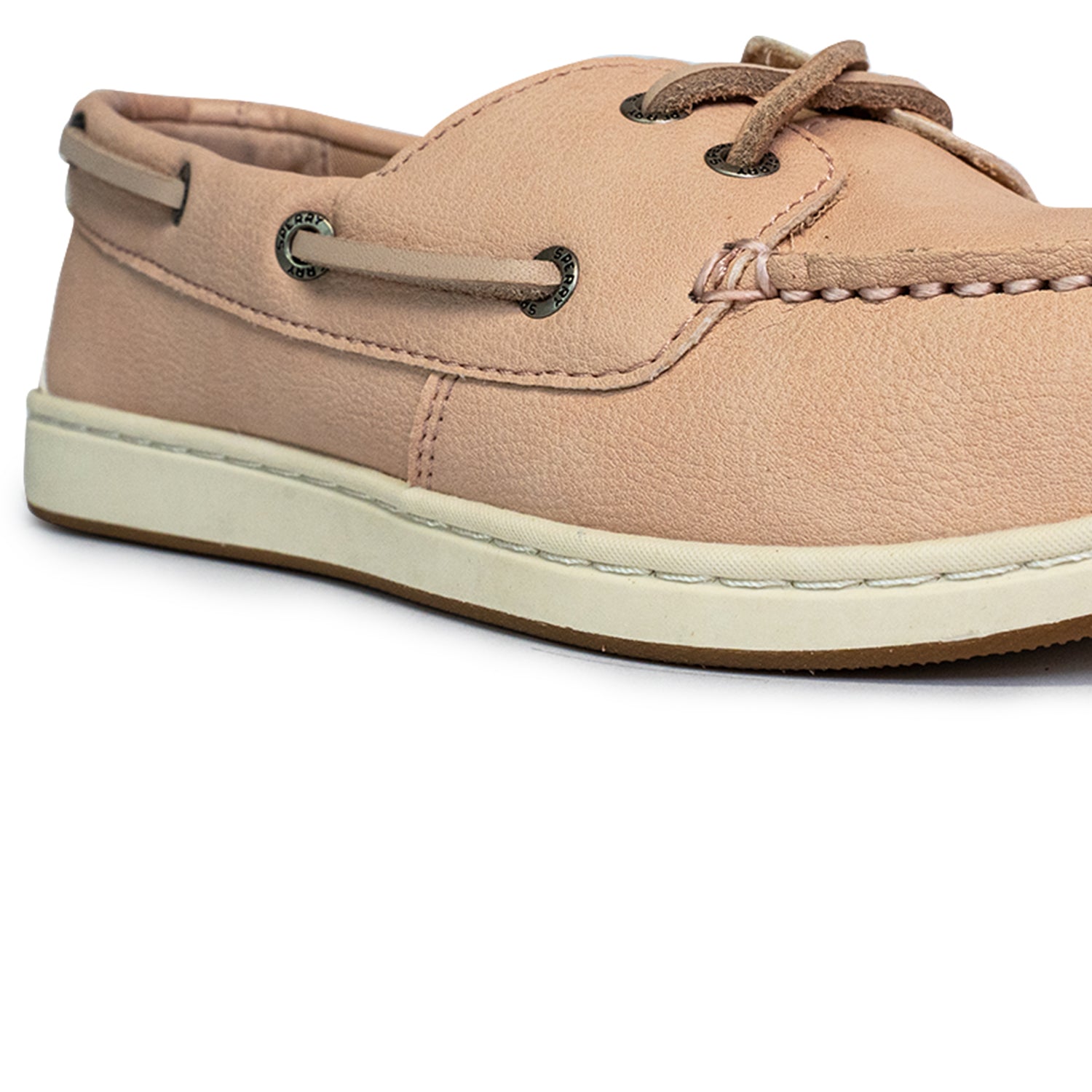 Women's Authentic Original™ Jewelfish 1-Eye Leather Boat Shoes Topsider - Rose Dust/Off White (25S00722)