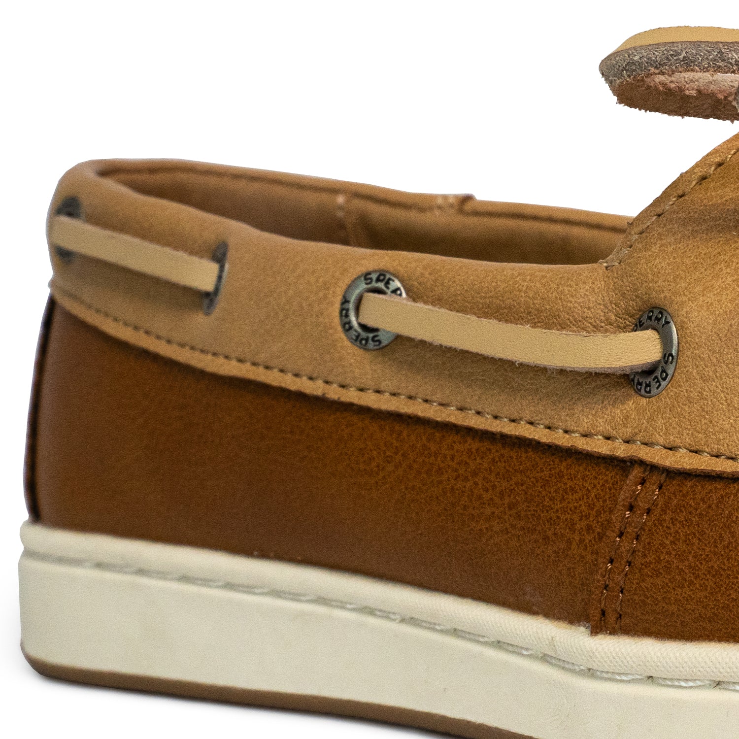 Women's Authentic Original™ Jewelfish 1-Eye Leather Boat Shoes Topsider - Light Tan/Dark Tan (25S00732)