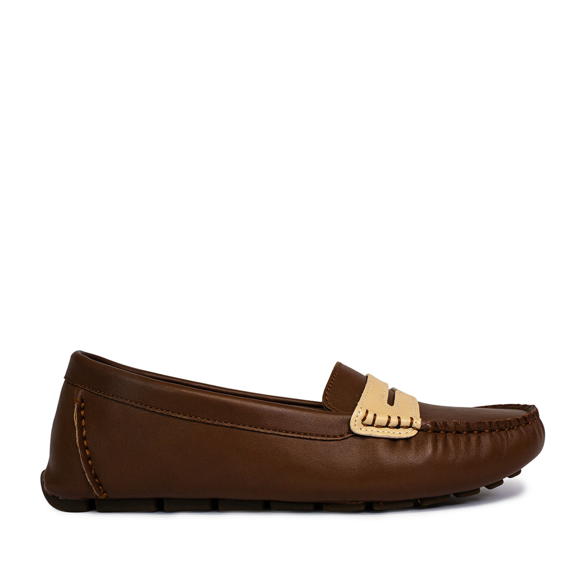 Women's Katharine Casual Penny Loafers - Medium Tan/Nude (25S00822)