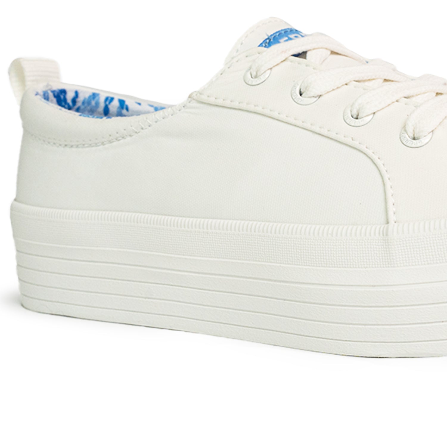Women's Crest Platform II Sneakers - Off White/Blue Wave (25S00892)