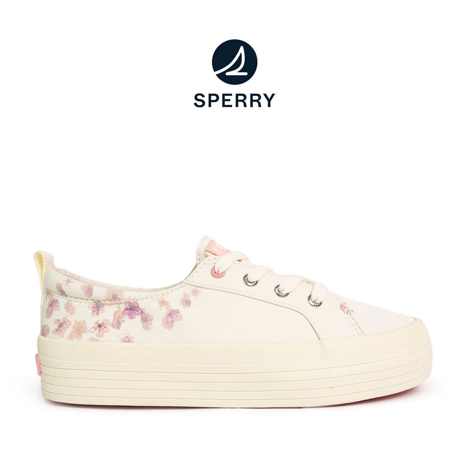 Women's Crest Platform II Sneakers - Light Beige/Sakura (25S00902)