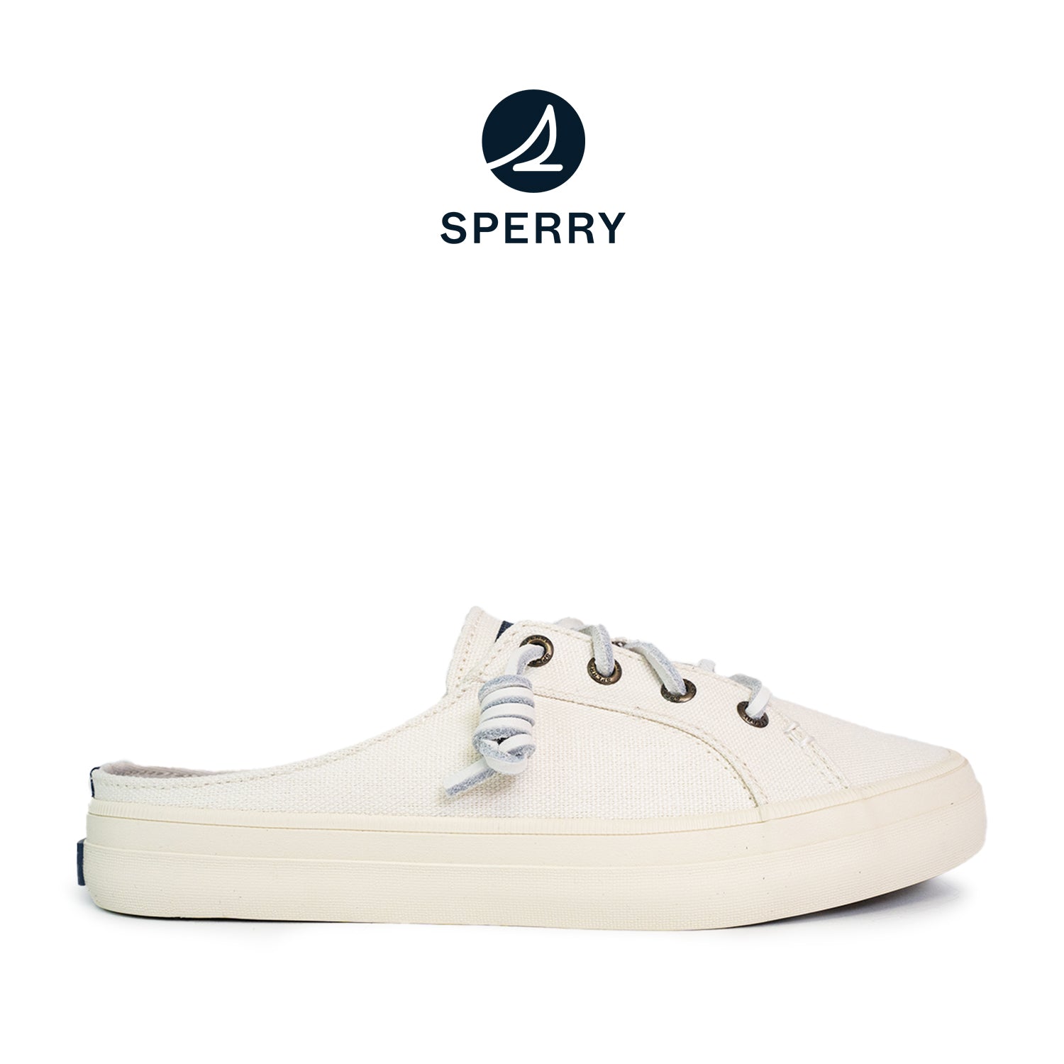 Slip Ons Sperry Crest Vibe Mules Women's Crest Mule Sneakers White