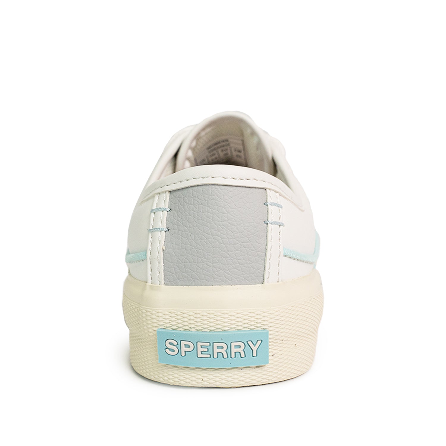 Women's Soletide Leather Sneakers - White/Blue (25S00932)