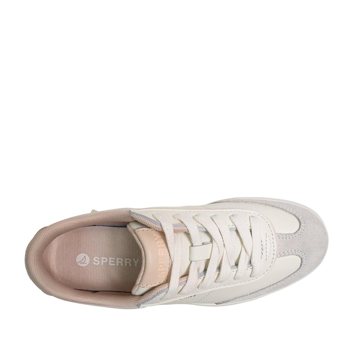 Women's Pier 90 Leather Sneakers - Off White/Pink (25S00962)