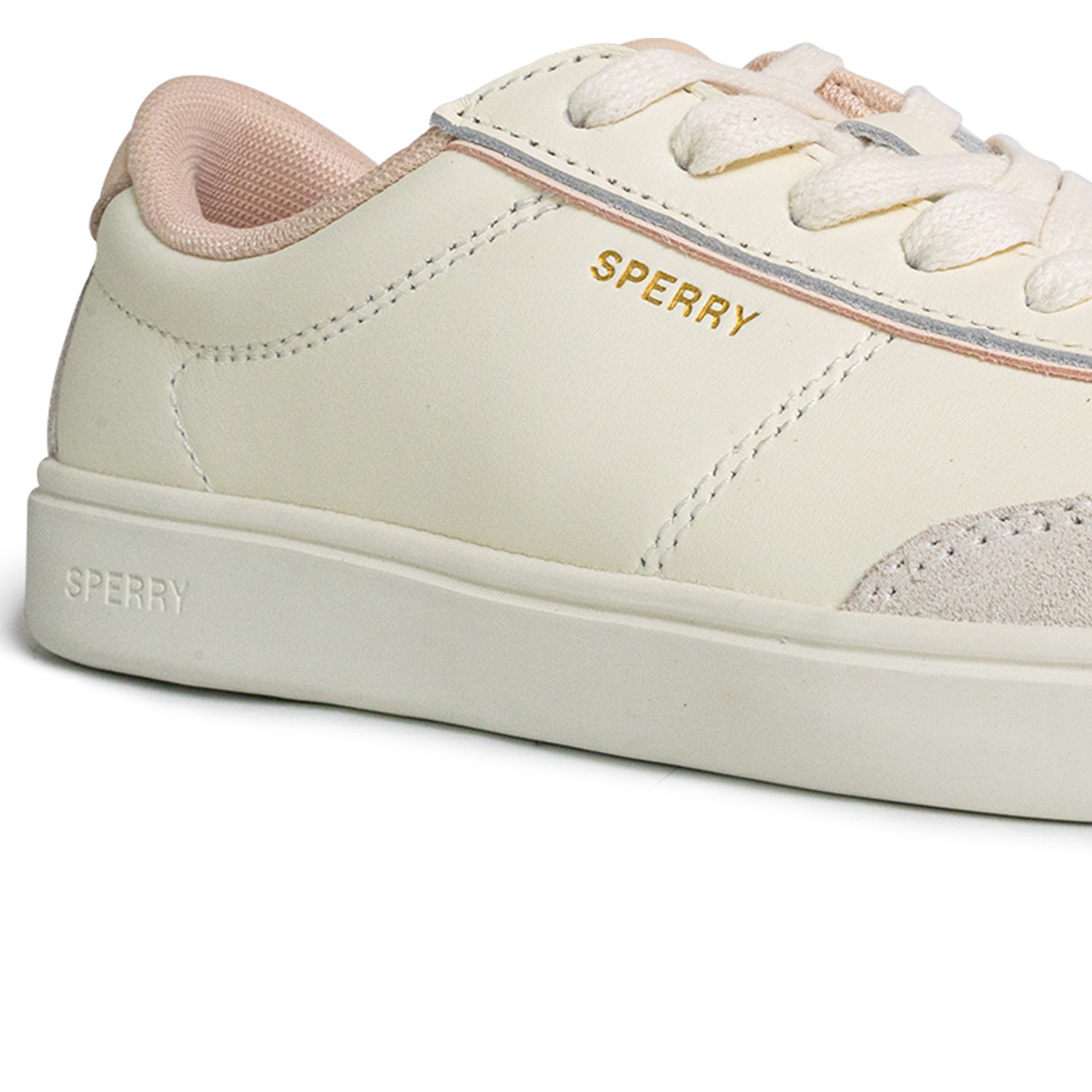 Women's Pier 90 Leather Sneakers - Off White/Pink (25S00962)