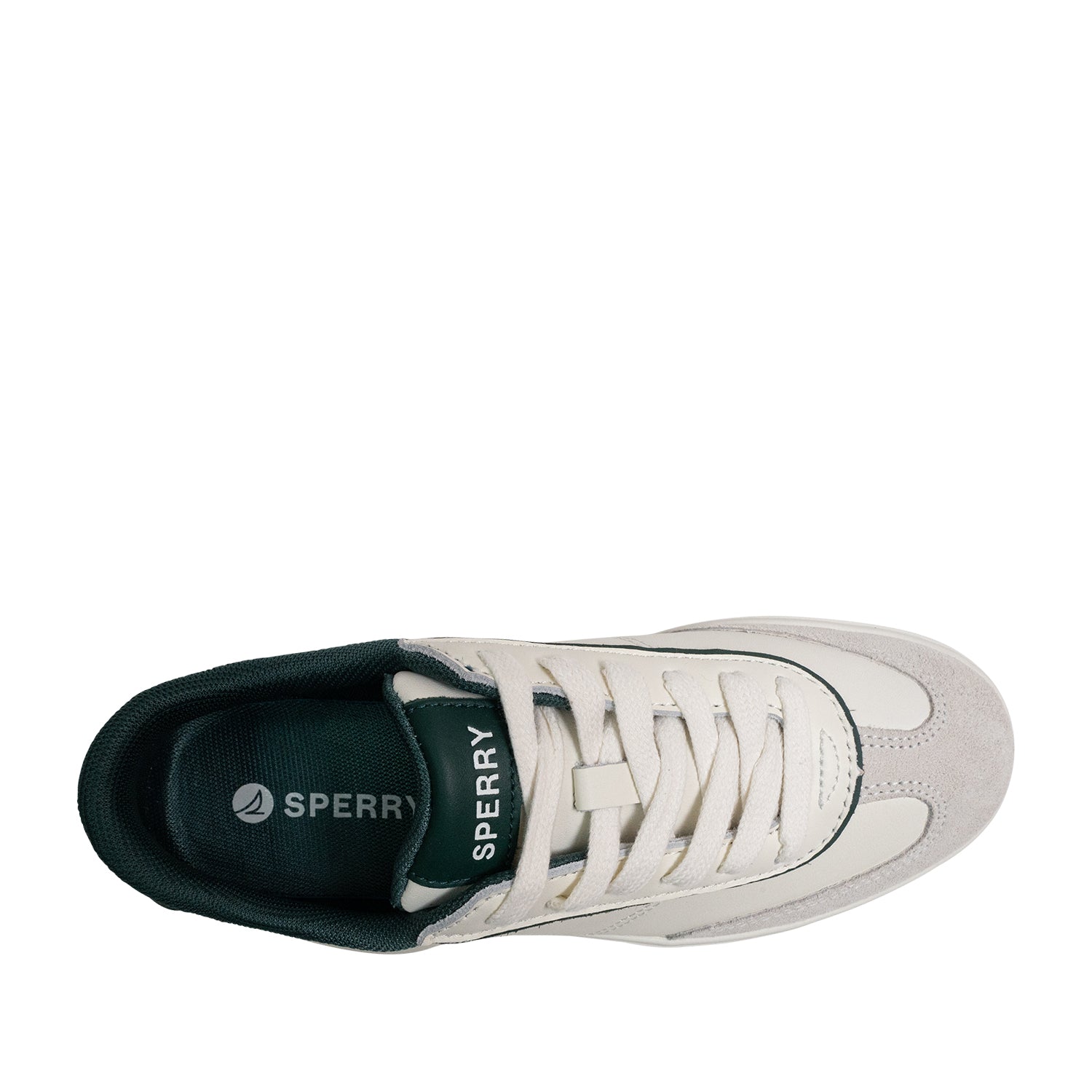 Women's Pier 90 Leather Sneakers - Off White/Green (25S00982)