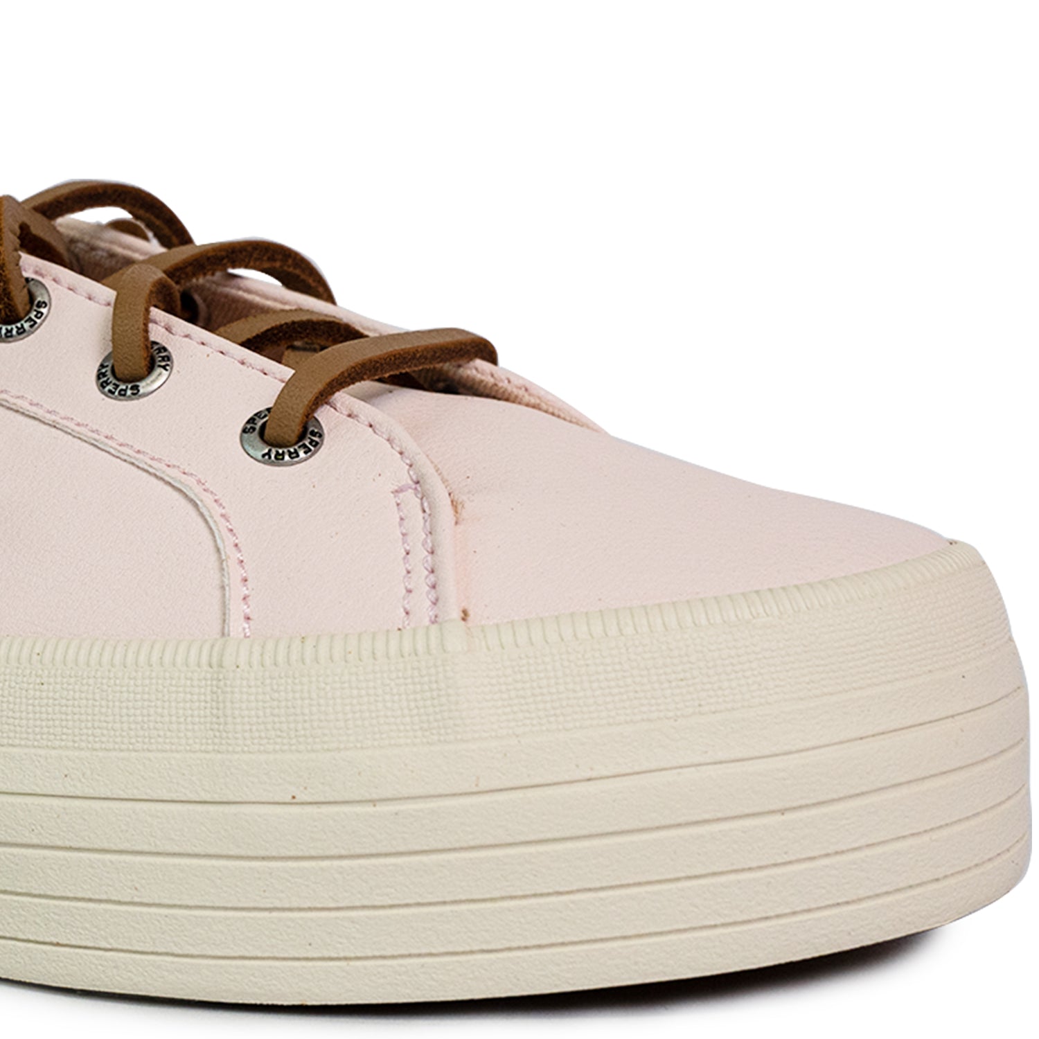 Women's Wave LTT Platform Leather Sneakers - Soft Pink/Off White (25S01152)
