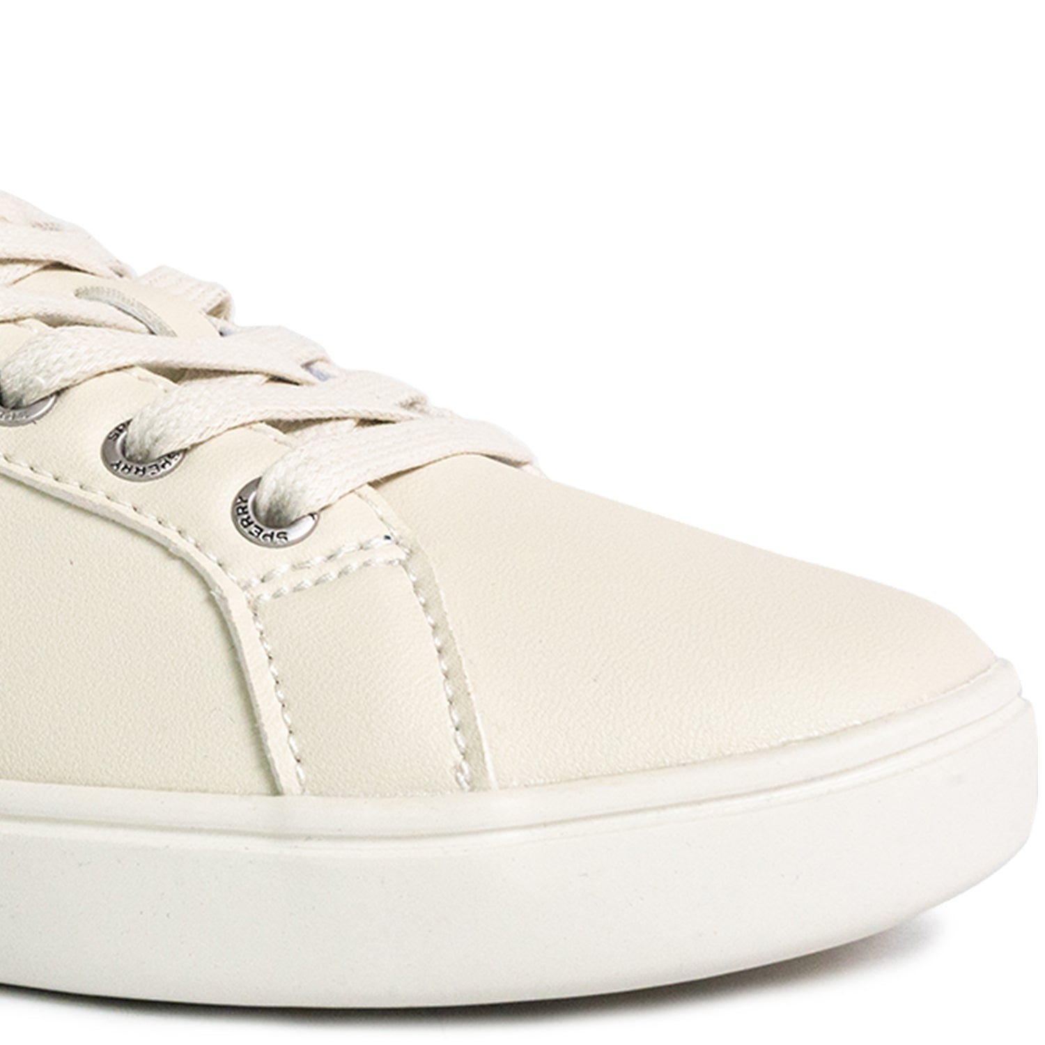 Women's Deck 90 LTT Leather Sneakers - Off White/Green (25S01172)