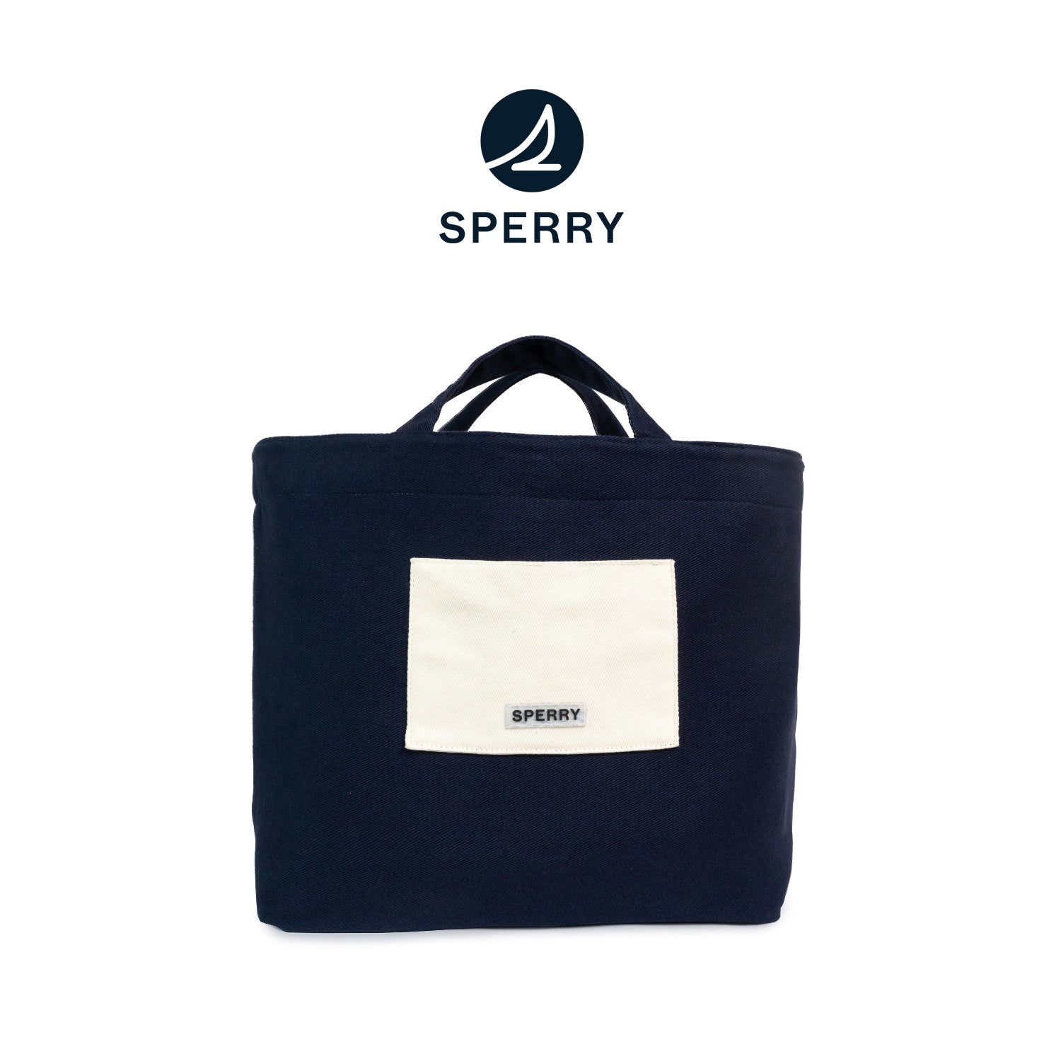 Reversible Tote Bag - White Navy (25S82060)