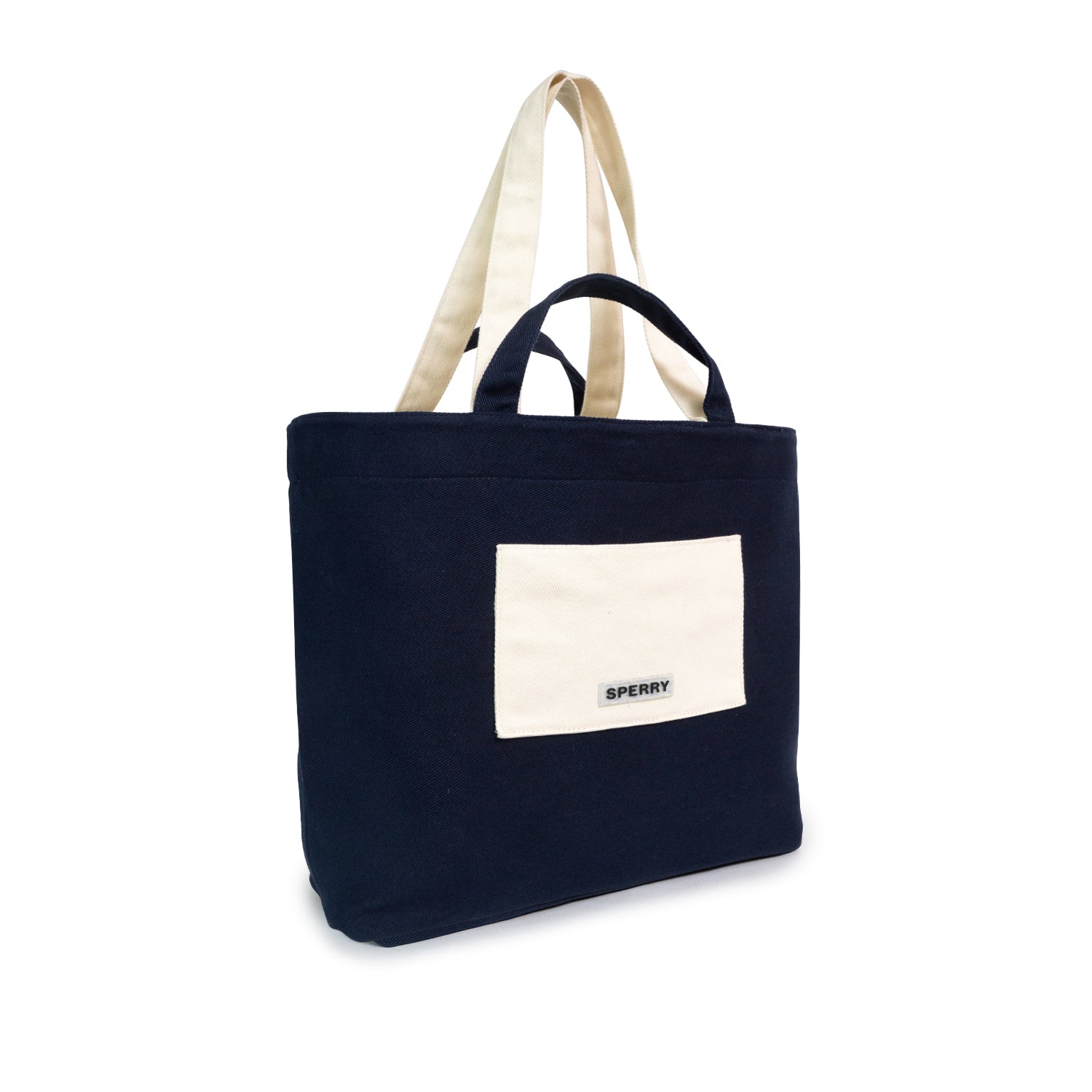 Reversible Tote Bag - White Navy (25S82060)