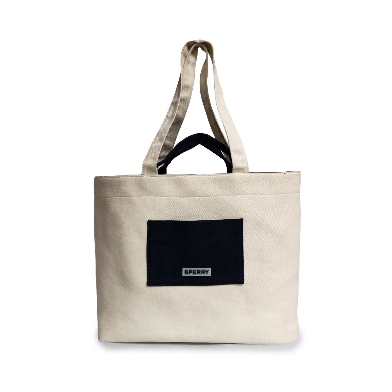 Reversible Tote Bag - White Navy (25S82060)