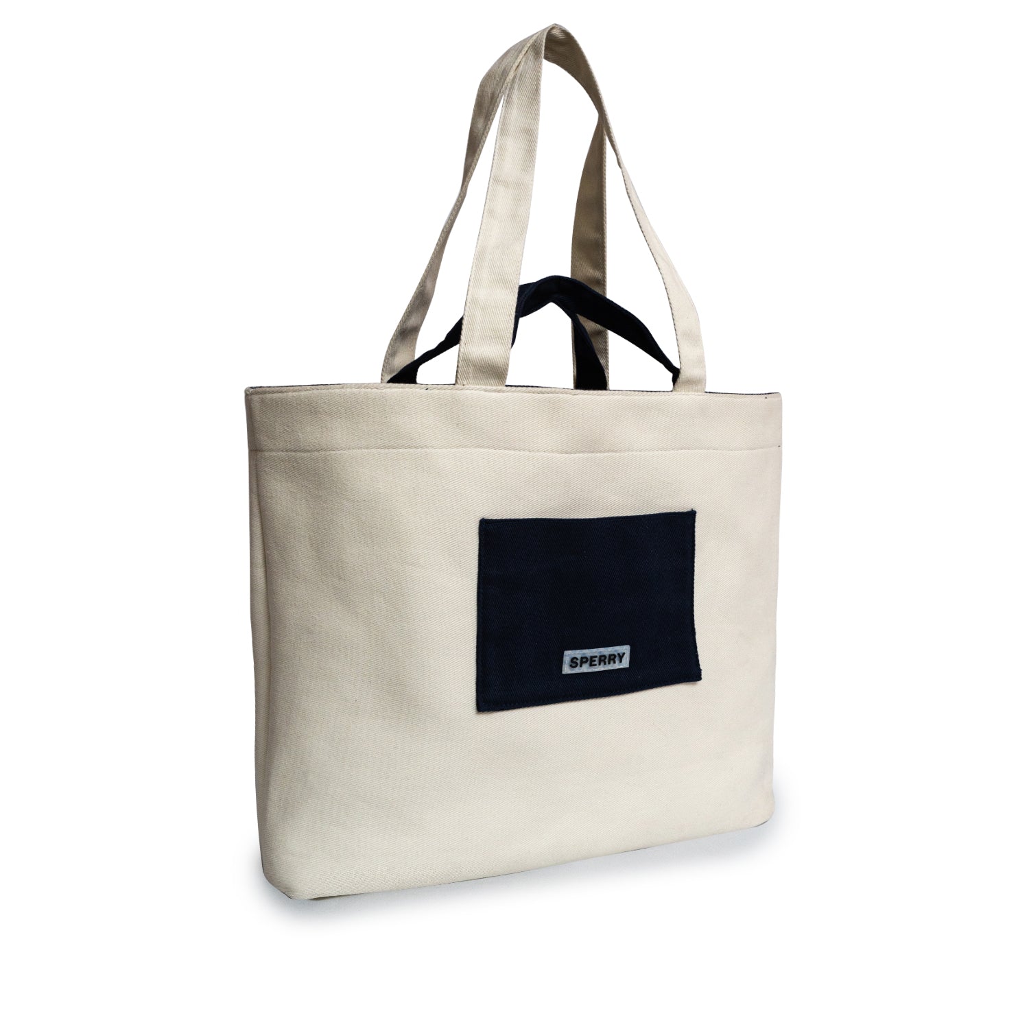 Reversible Tote Bag - White Navy (25S82060)