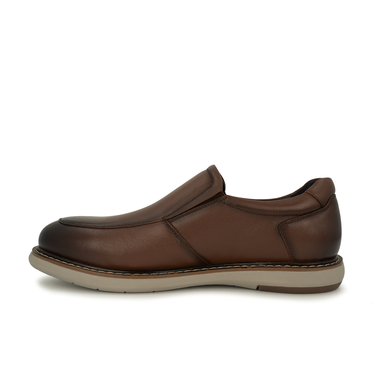 Men's Morris Moc Twin Gore Burnished Casual - Brown (26F00941)