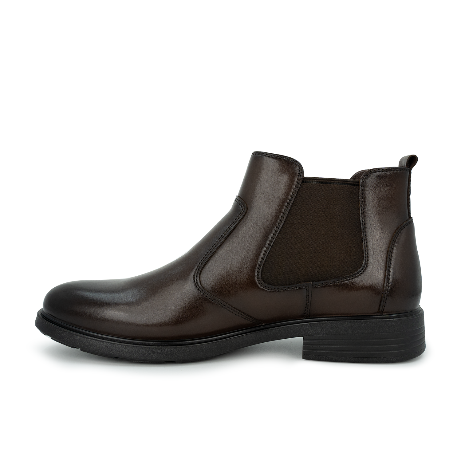 Men's Travis Chelsea Boot Burnished Casual - Dark Brown (26F01051)
