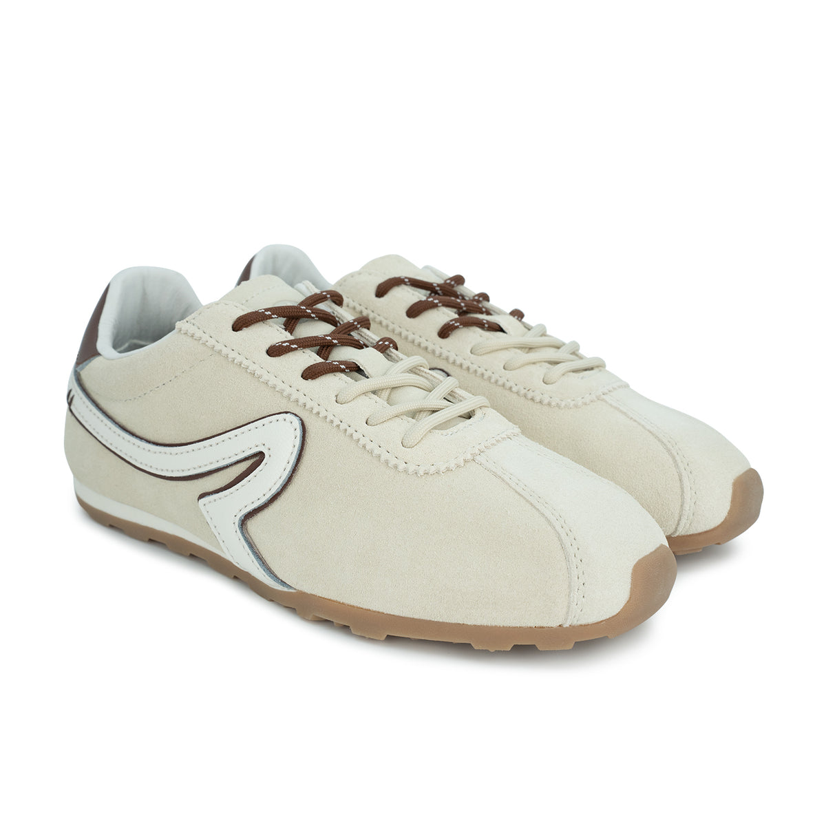 Women's Baywalk Sneakers - Cream/Brown (26F01152)