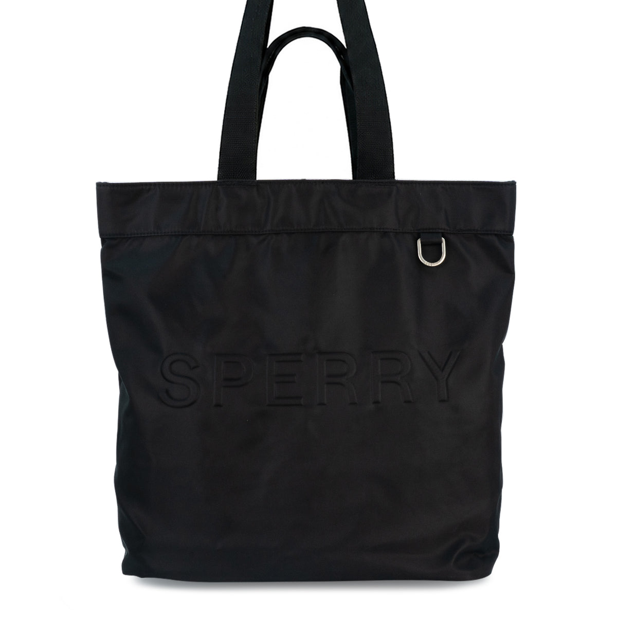 Embossed Nylon Tote Bag - Black (26F80410)