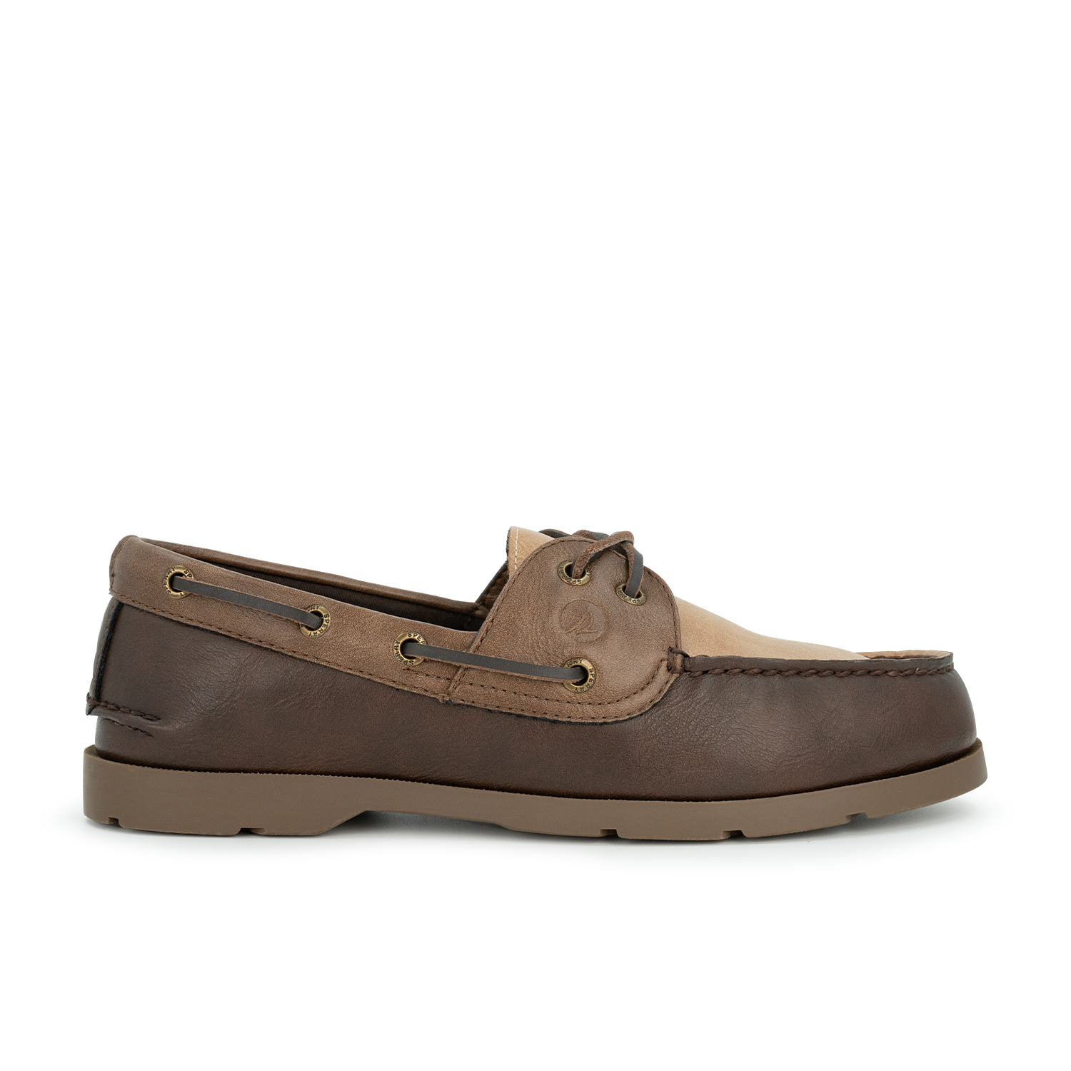 Men's Leeward Tritone Boat Shoe - Brown (26S00131)