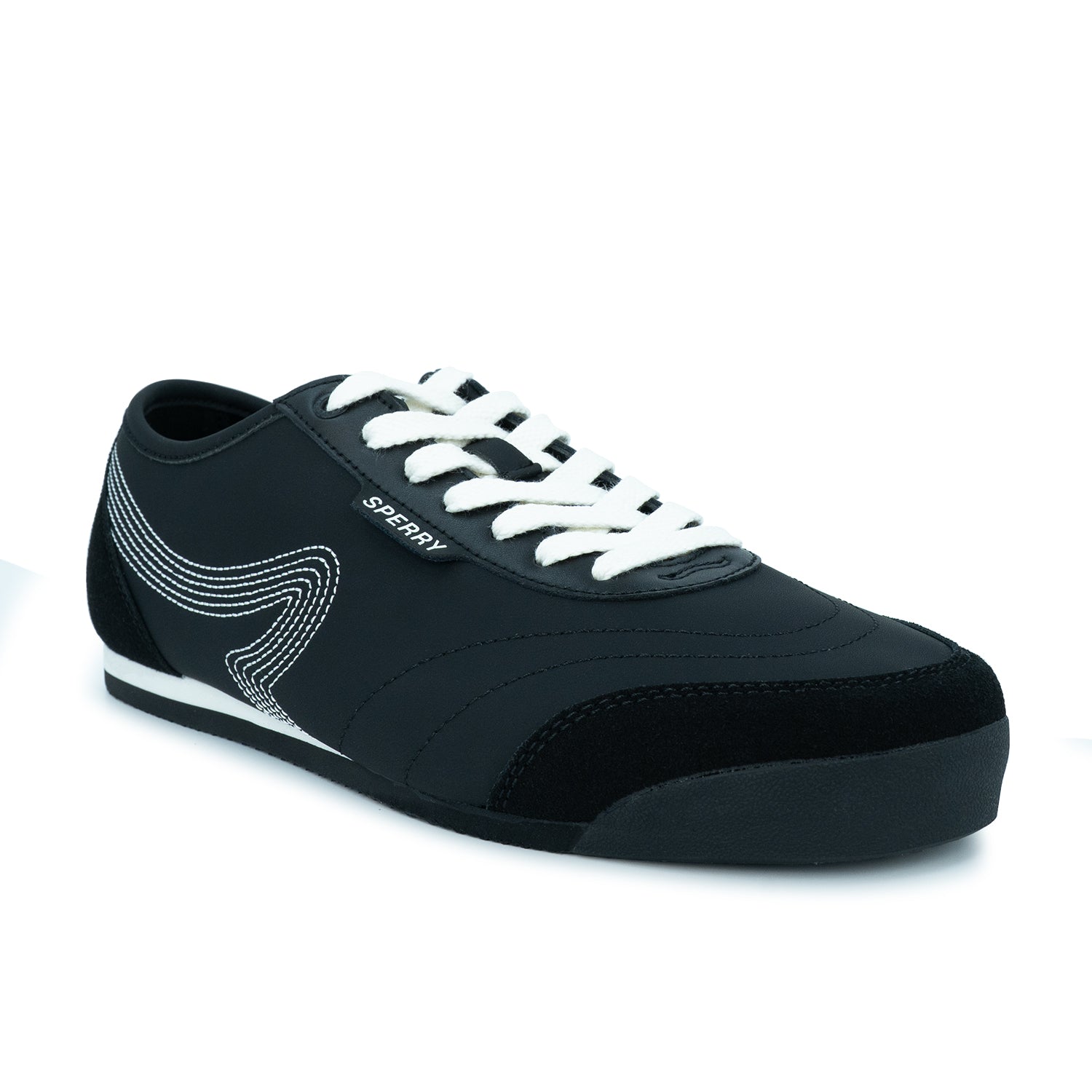 Men's Bow Wave Sneakers - Black/White (26S00401)