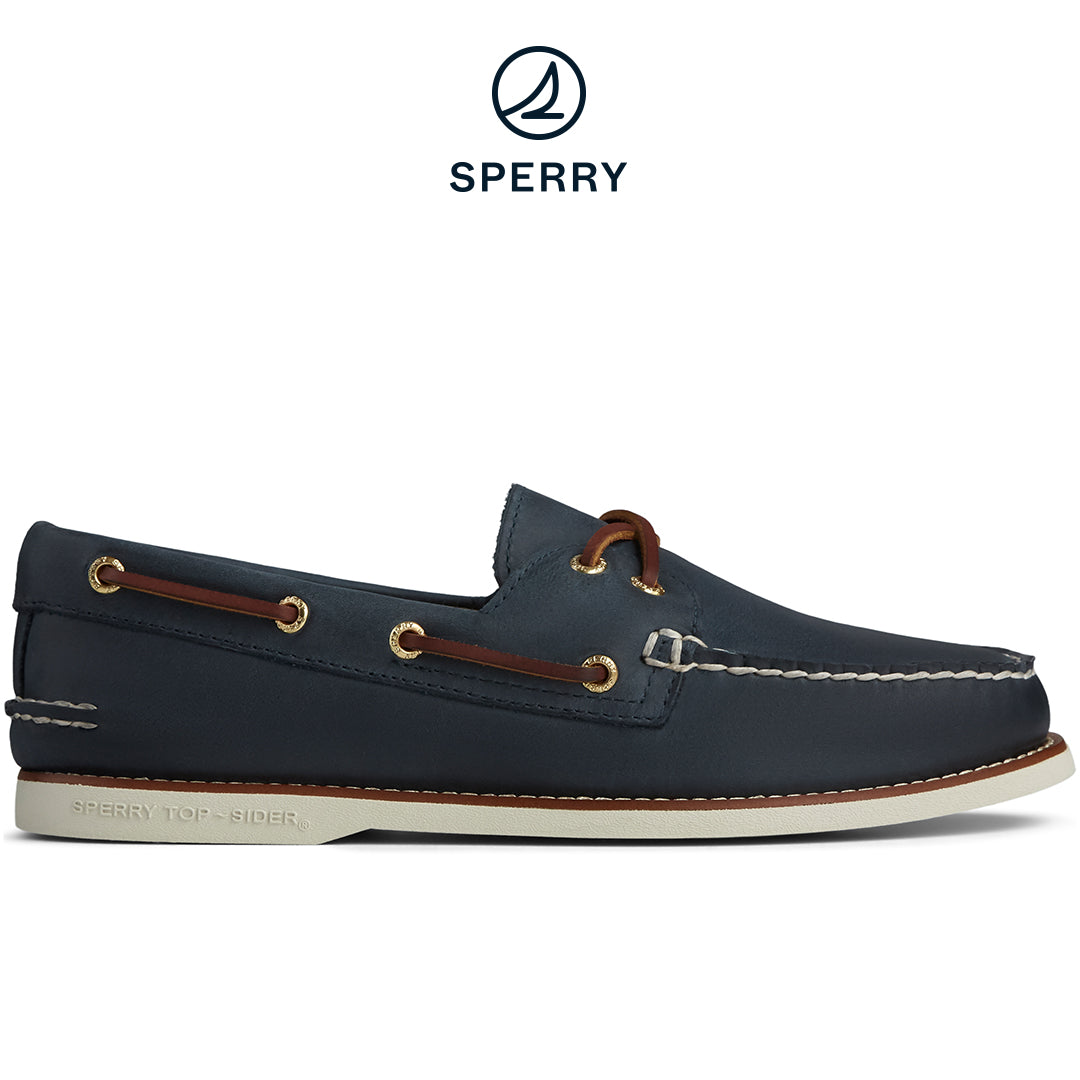 Men's Gold Cup Authentic Original Boat Shoe Navy (STS158030)