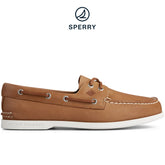 Men's Authentic Original Plushwave Boat Shoe - Tan (STS22195)