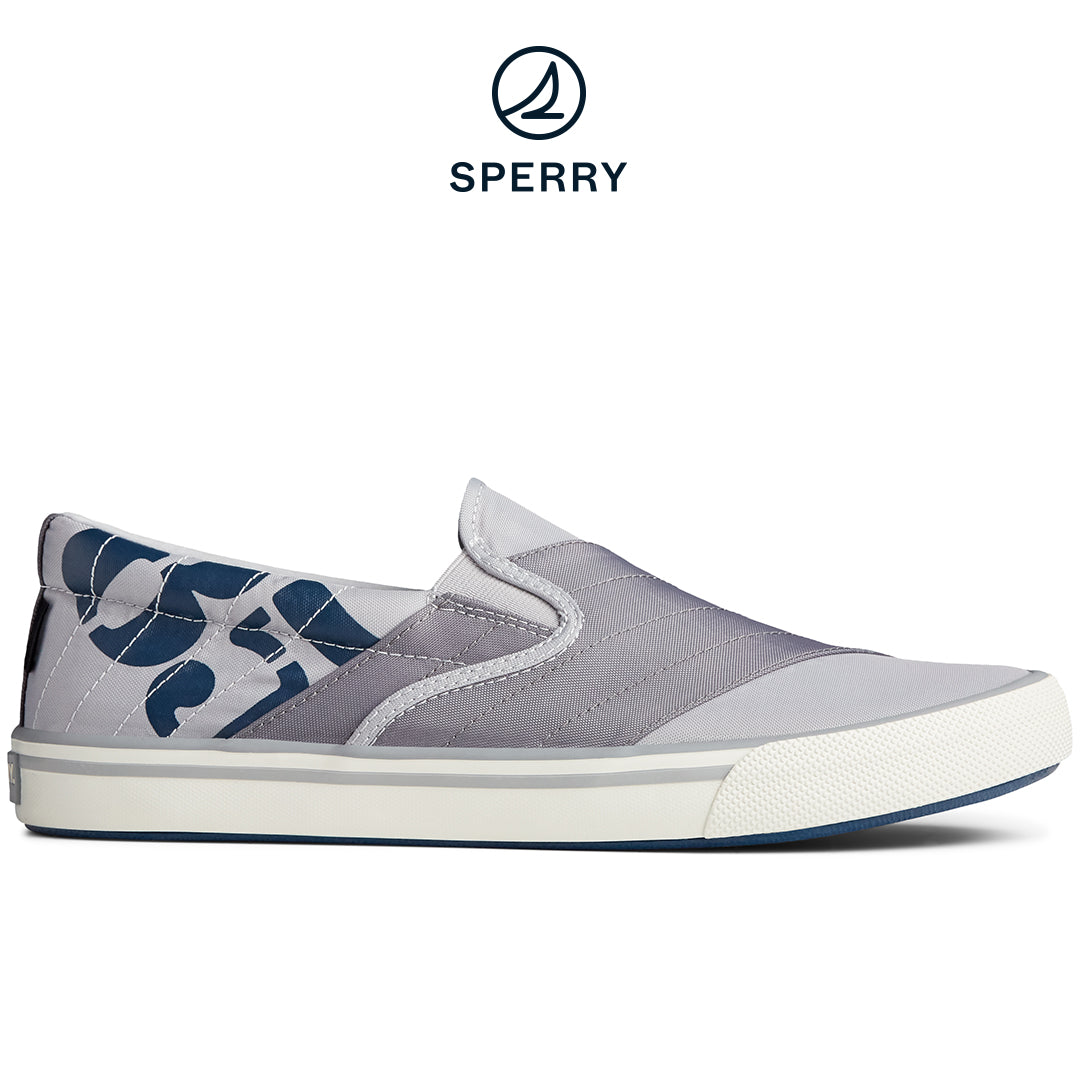 Sperry grey slip on sale on