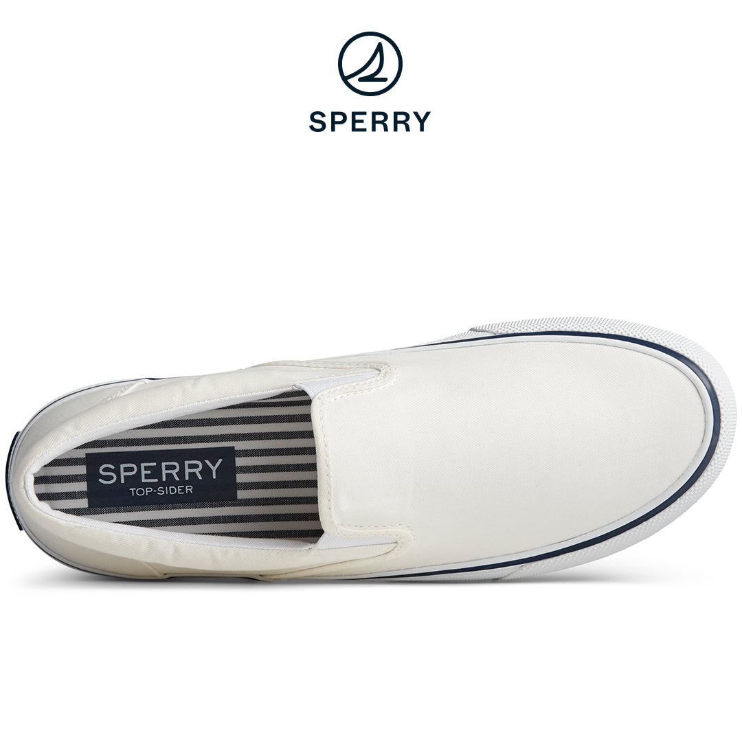 Men's Striper II Slip On Sneaker White (STS22404)