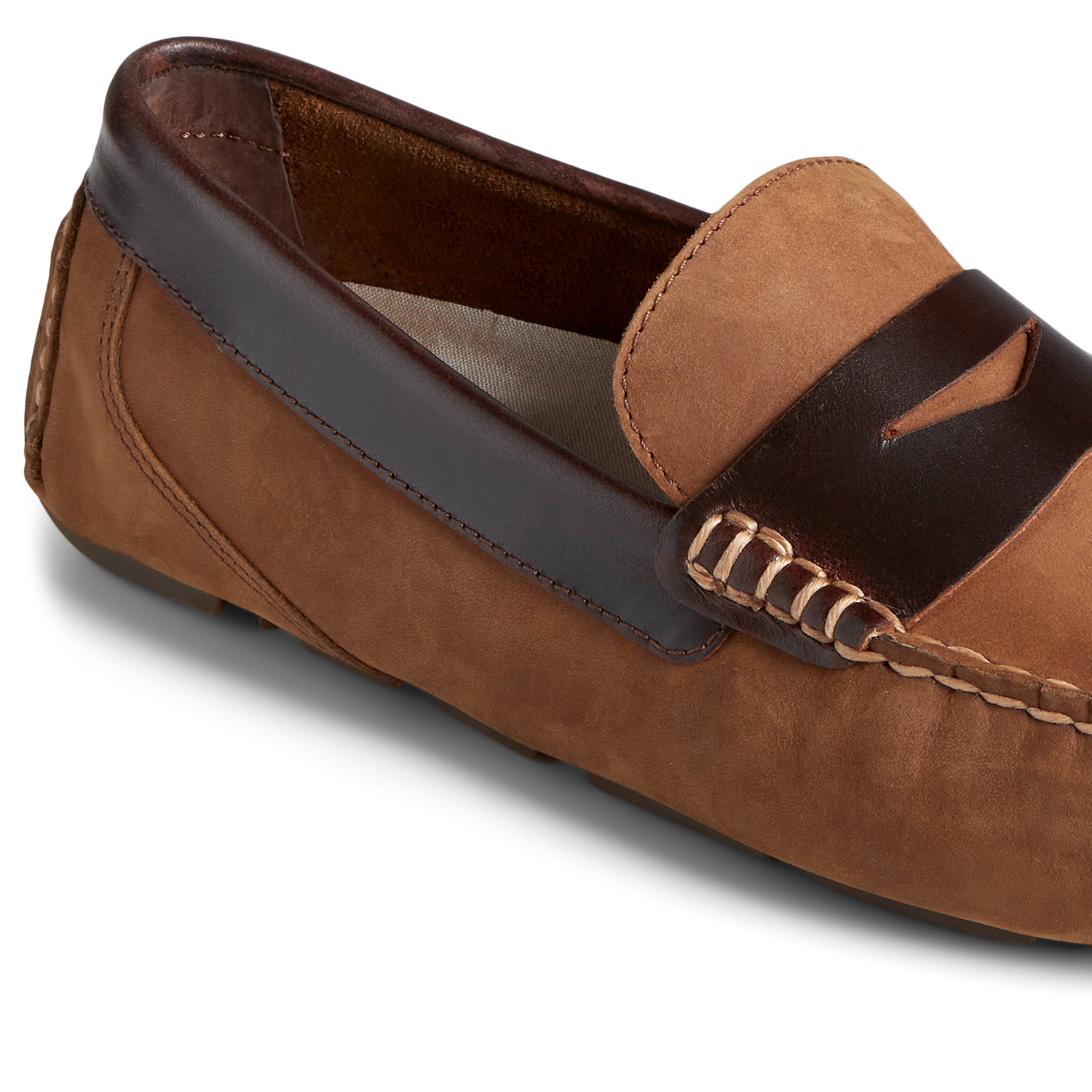 Men's Davenport Penny Loafers - Brown Buc (STS23192)