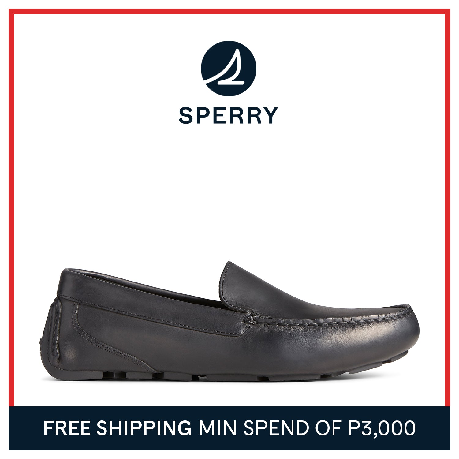 Men's Davenport Venetian Casual Driving Shoes - Black (STS23196)