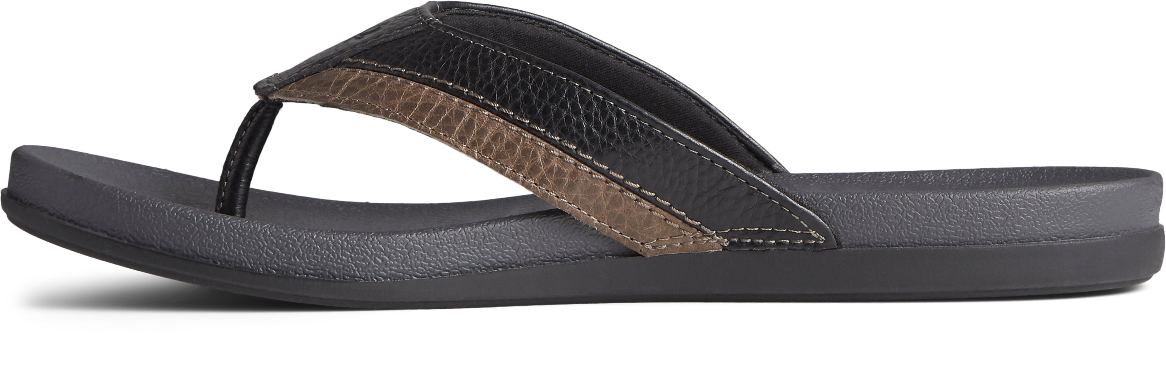 Men's Plushwave Dock Thong- Black (STS23331)
