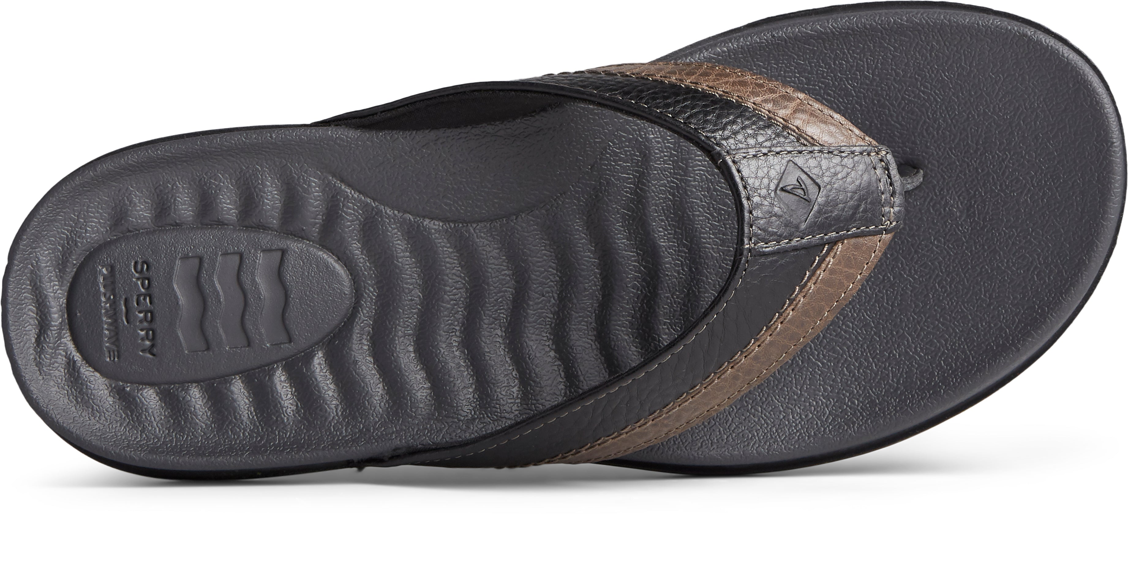 Men's Plushwave Dock Thong- Black (STS23331)