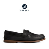 Men's Authentic Original™ Cross Lace Leather Boat Shoes Topsider - Black (4F001310)