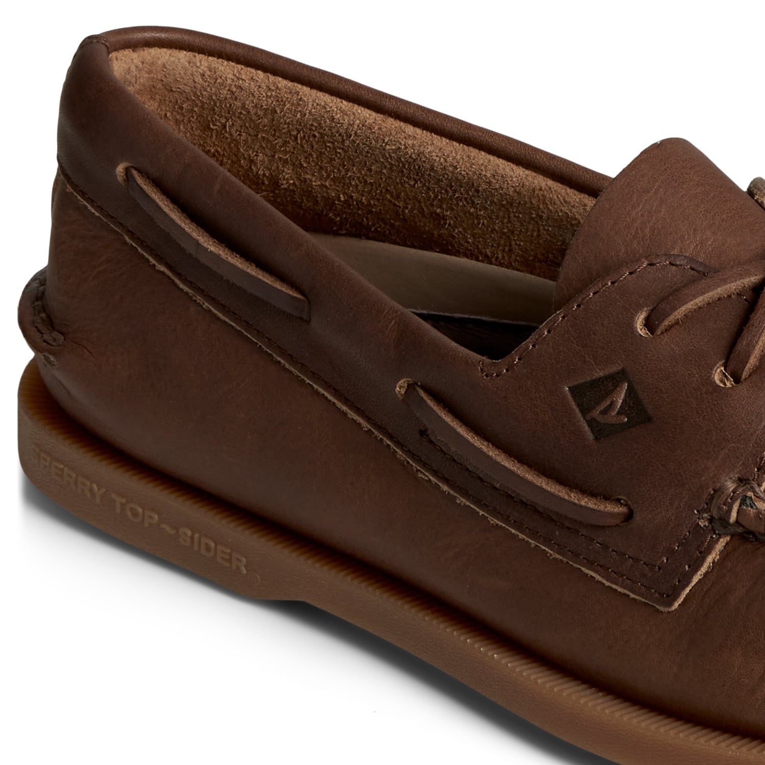 Men's Authentic Original™Cross Lace Leather Boat Shoes Topsider - Brown (24F001410)