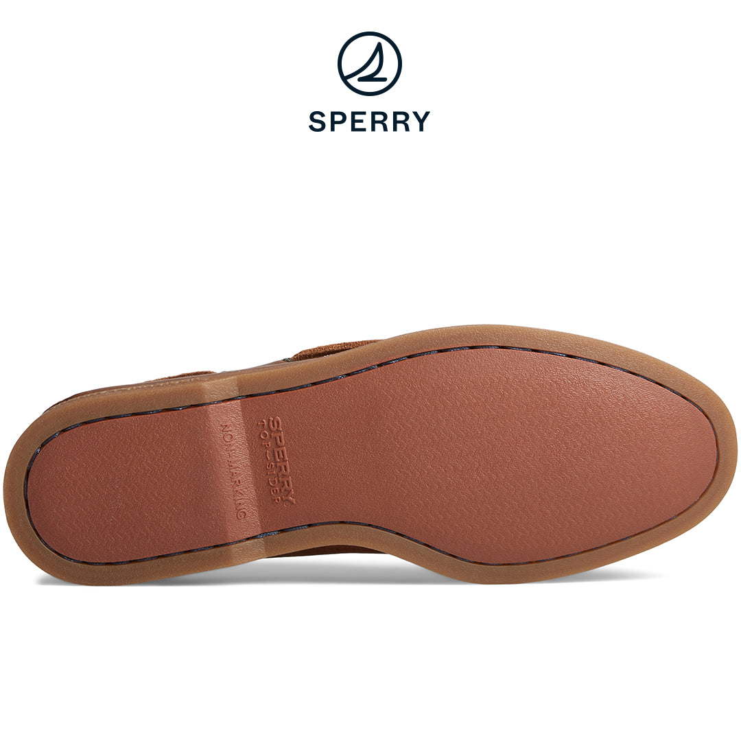 Men's Authentic Original™ Tumbled Boat Shoe Brown (STS25292)