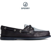 Men's Authentic Original™ Tumbled Boat Shoe Navy (STS25293)