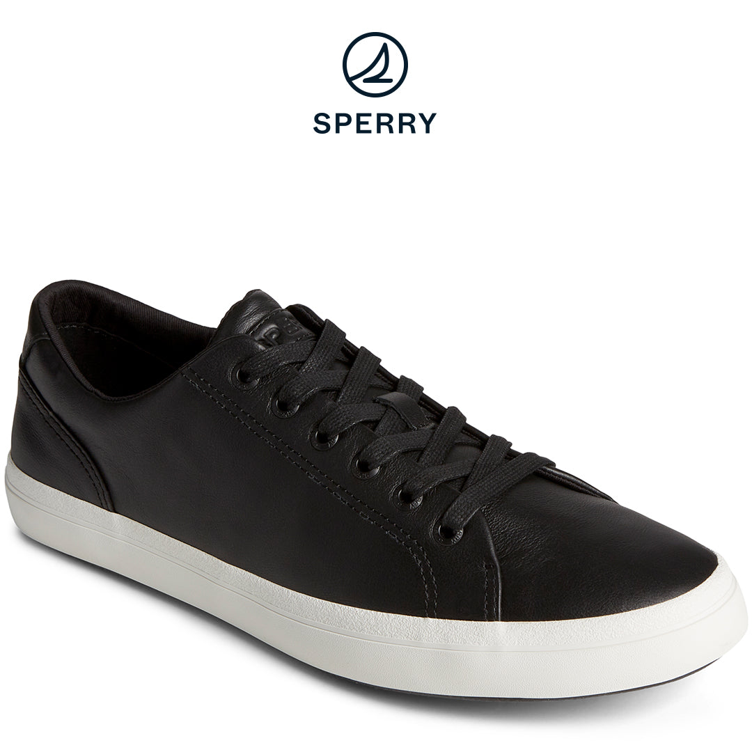 Men's Striper II Leather Sneaker Black (STS25433)