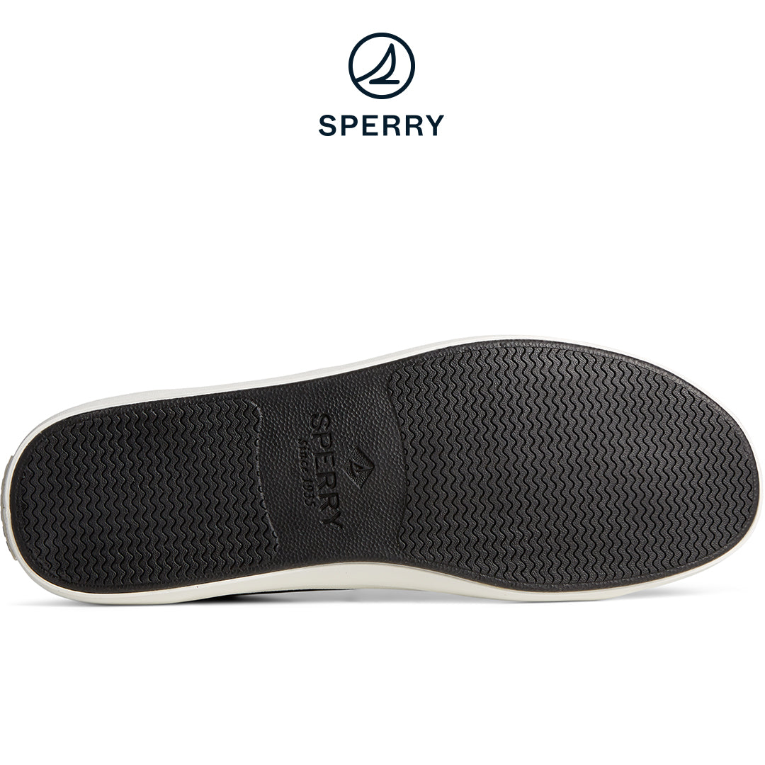 Men's Striper II Leather Sneaker Black (STS25433)