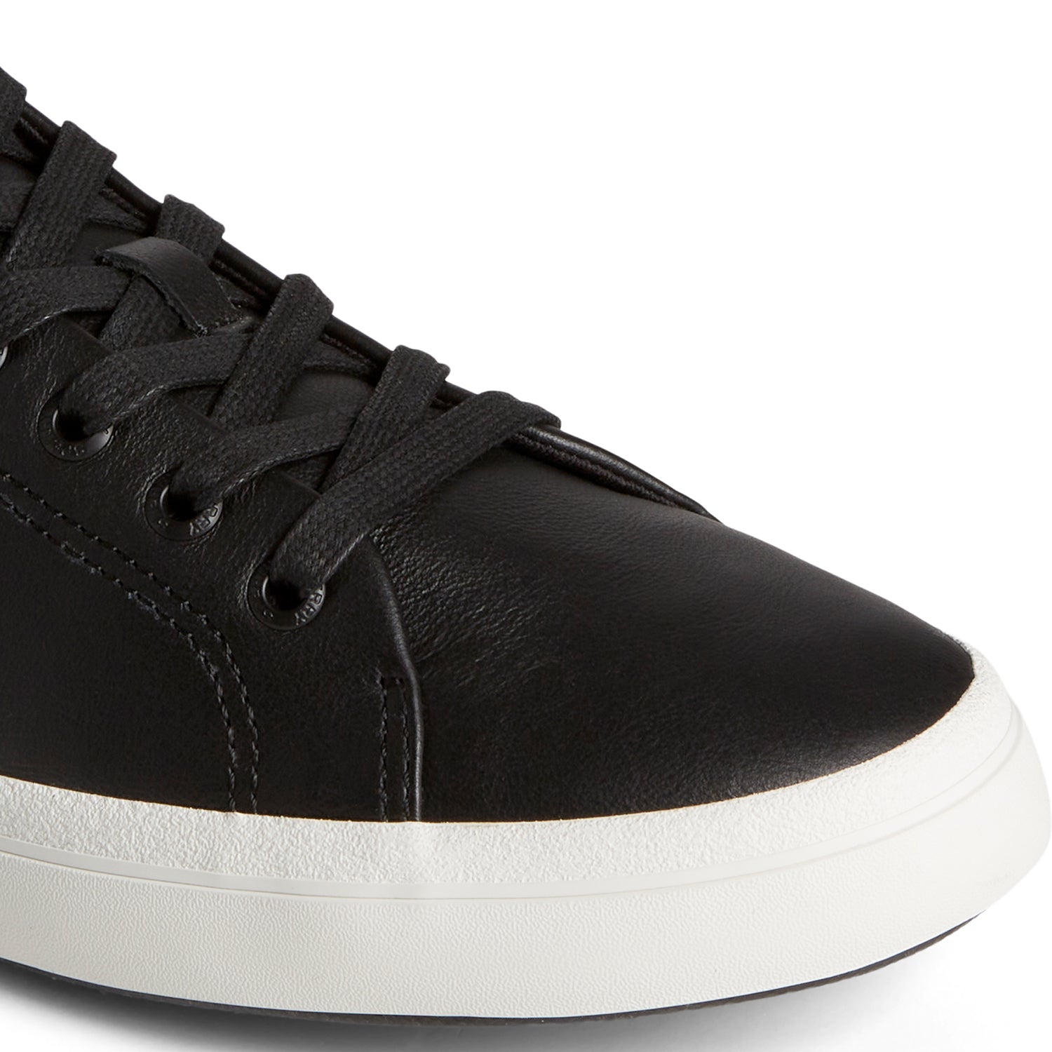 Men's Striper II Leather Sneakers - Black (M139345630)