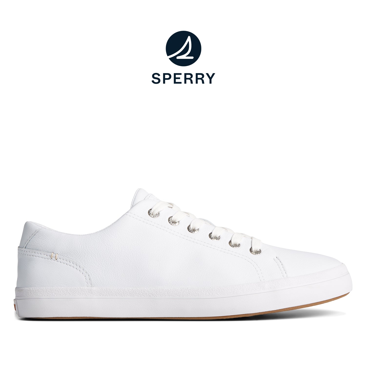 Men's Striper II Leather Sneakers - White (M139349040)
