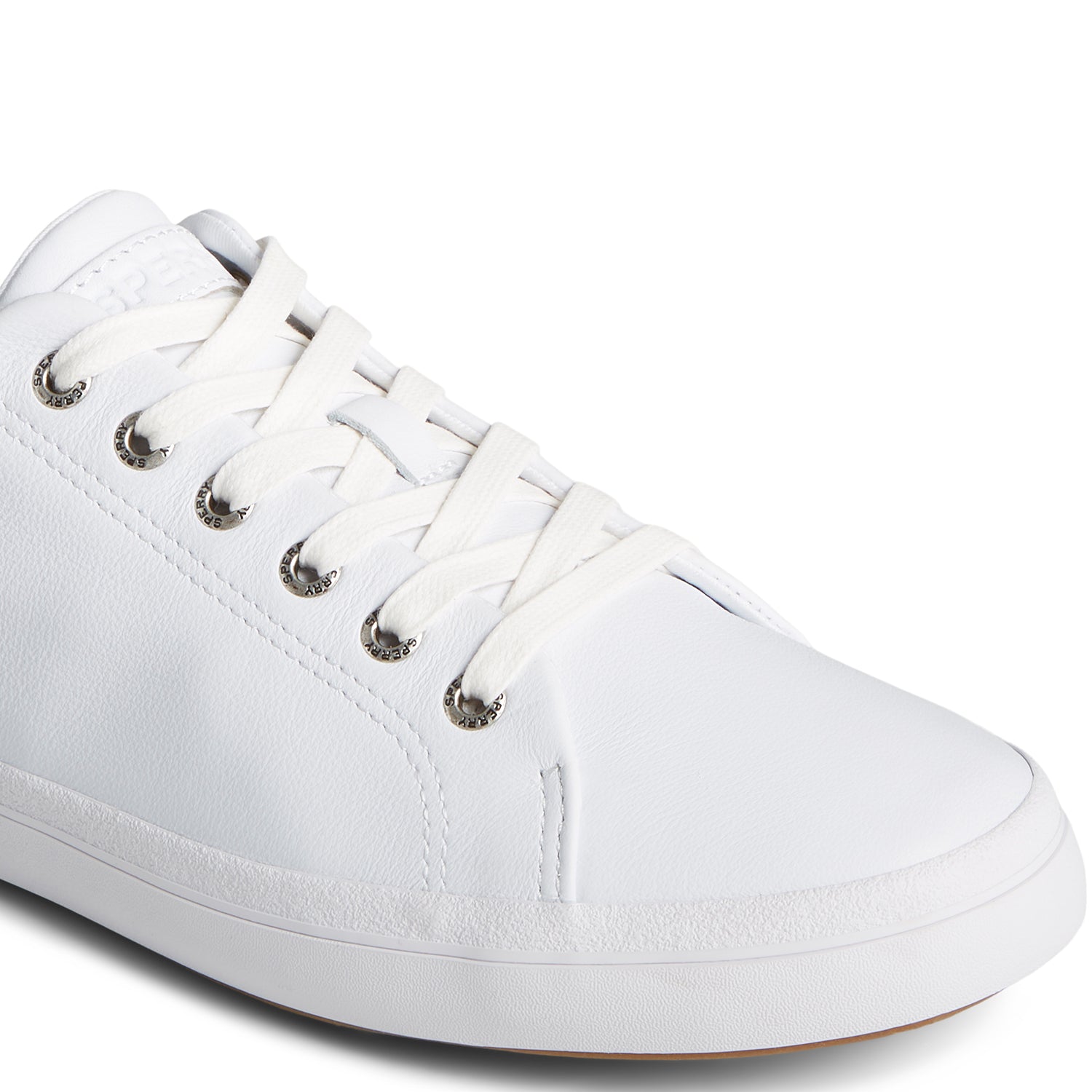 Men's Striper II Leather Sneakers - White (M139349040)