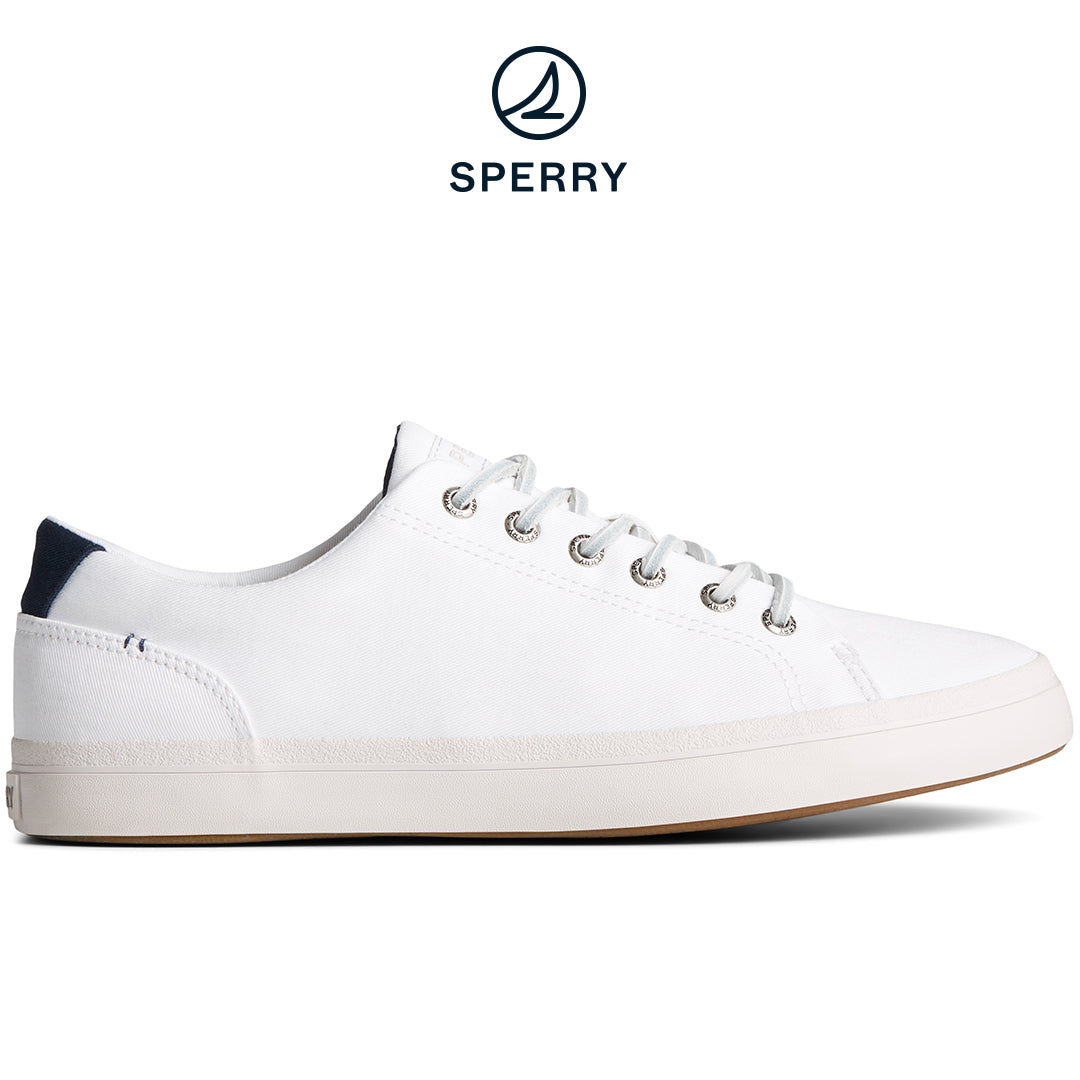 Men's SeaCycled™ Striper II Textile Sneaker White (STS25436)