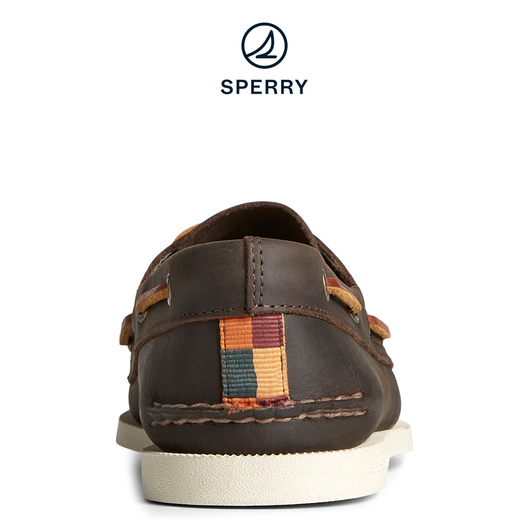 Men's Authentic Original™ Leather Boat Shoe Brown (STS25509)