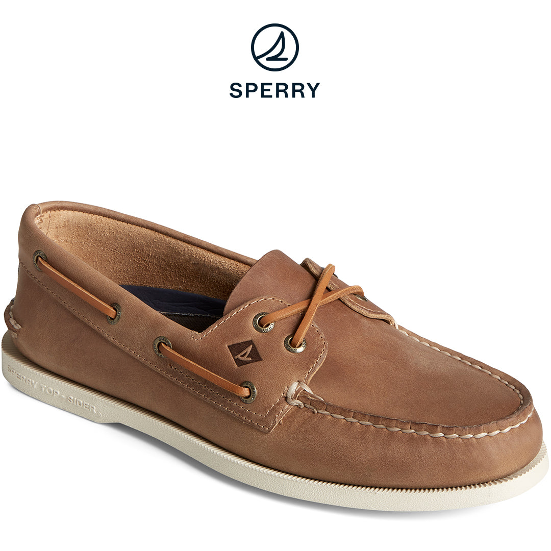 Men's Authentic Original™ Leather Boat Shoe Tan (STS25511)