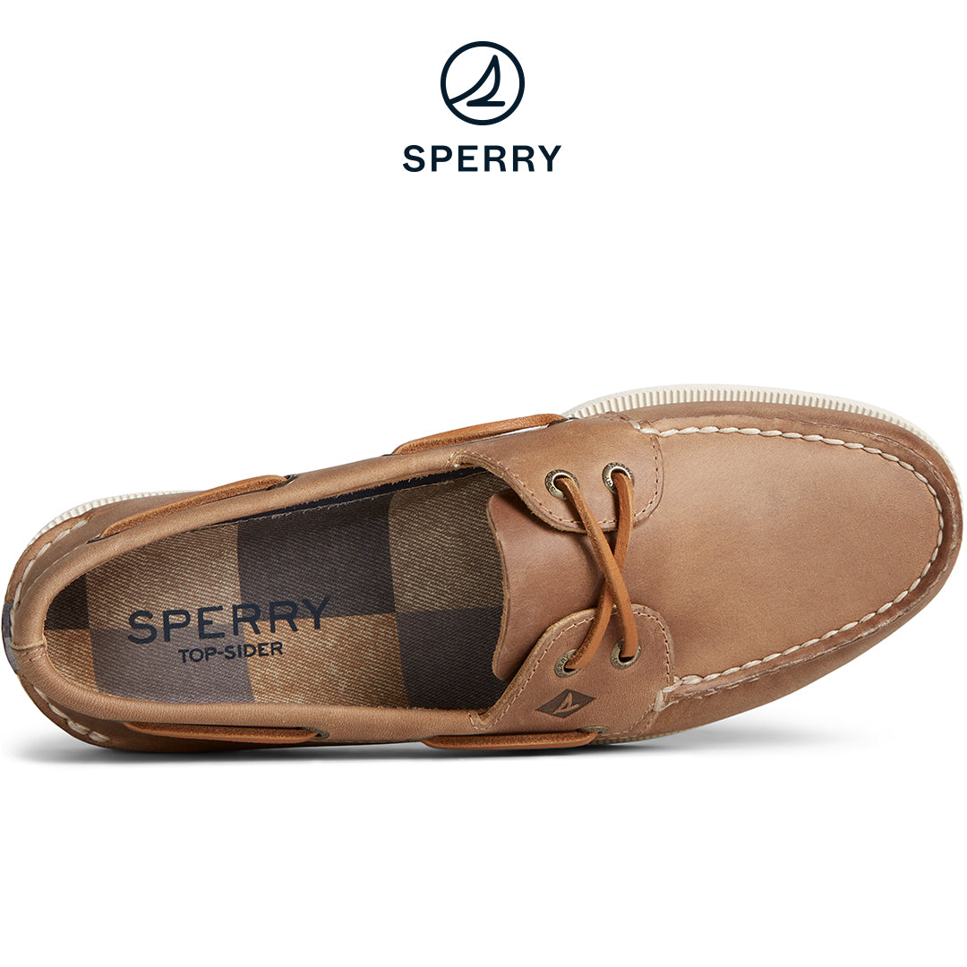 Men's Authentic Original™ Leather Boat Shoe Tan (STS25511)
