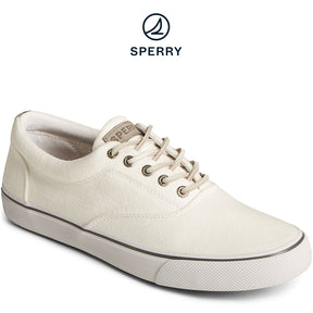 Men's SeaCycled™ Striper II CVO Textile Sneaker White (STS25514)