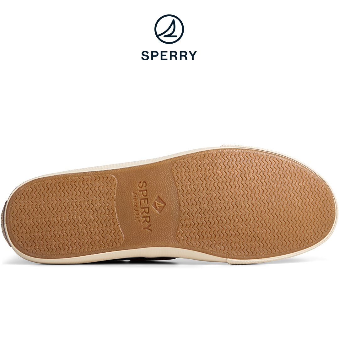 Men's SeaCycled™ Bahama II Twill Boat Sneaker Navy (STS25537)